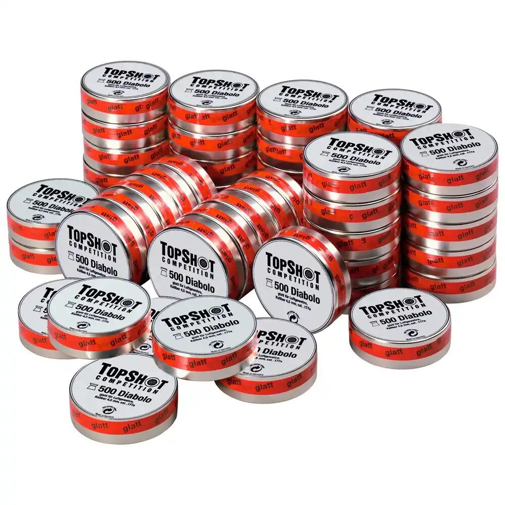 TOPSHOT Competition 4,5 mm Diabolo glatt 500 Stk Bild 2